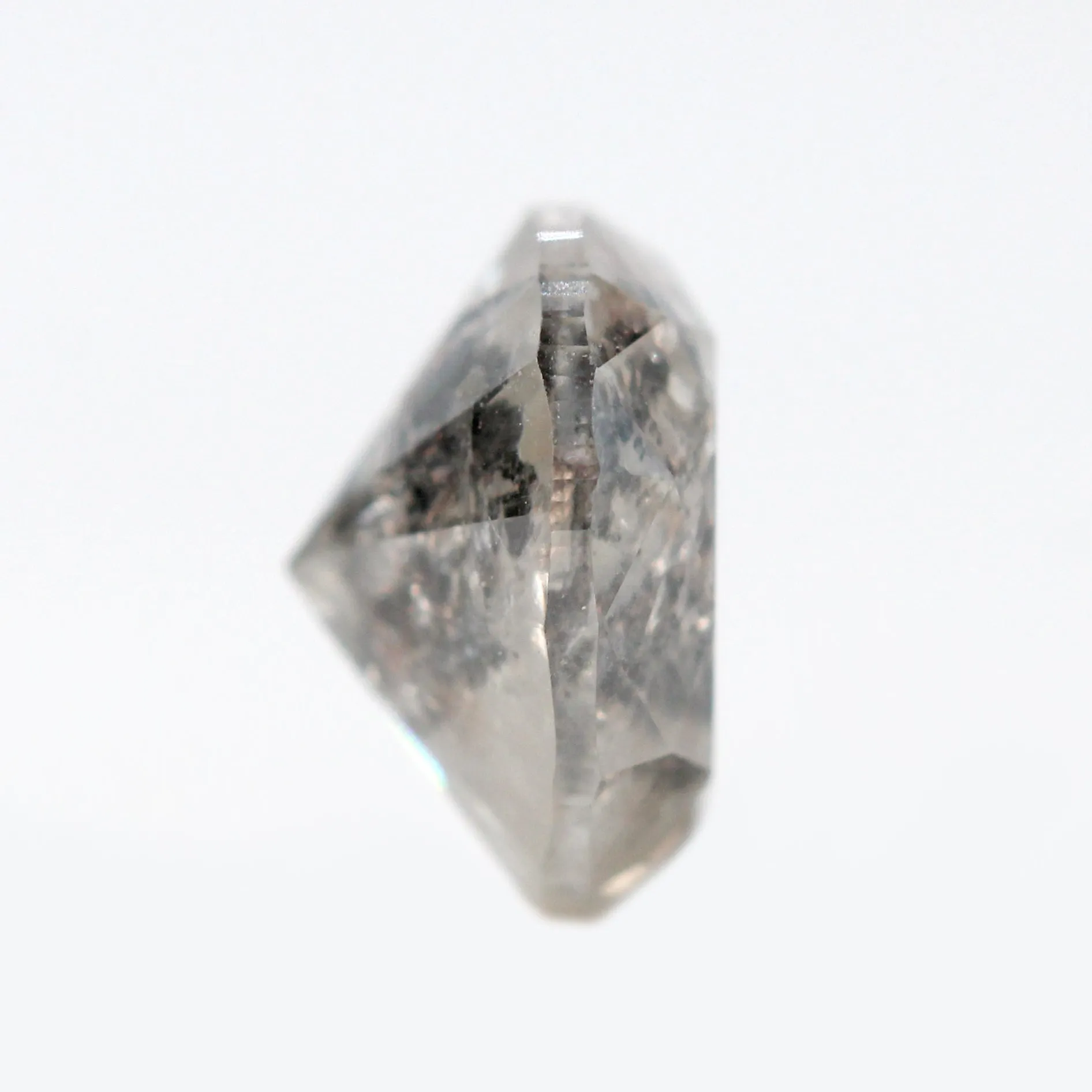 1.08 Carat Gray Oval Salt and Pepper Diamond for Custom Work - Inventory Code SGO108