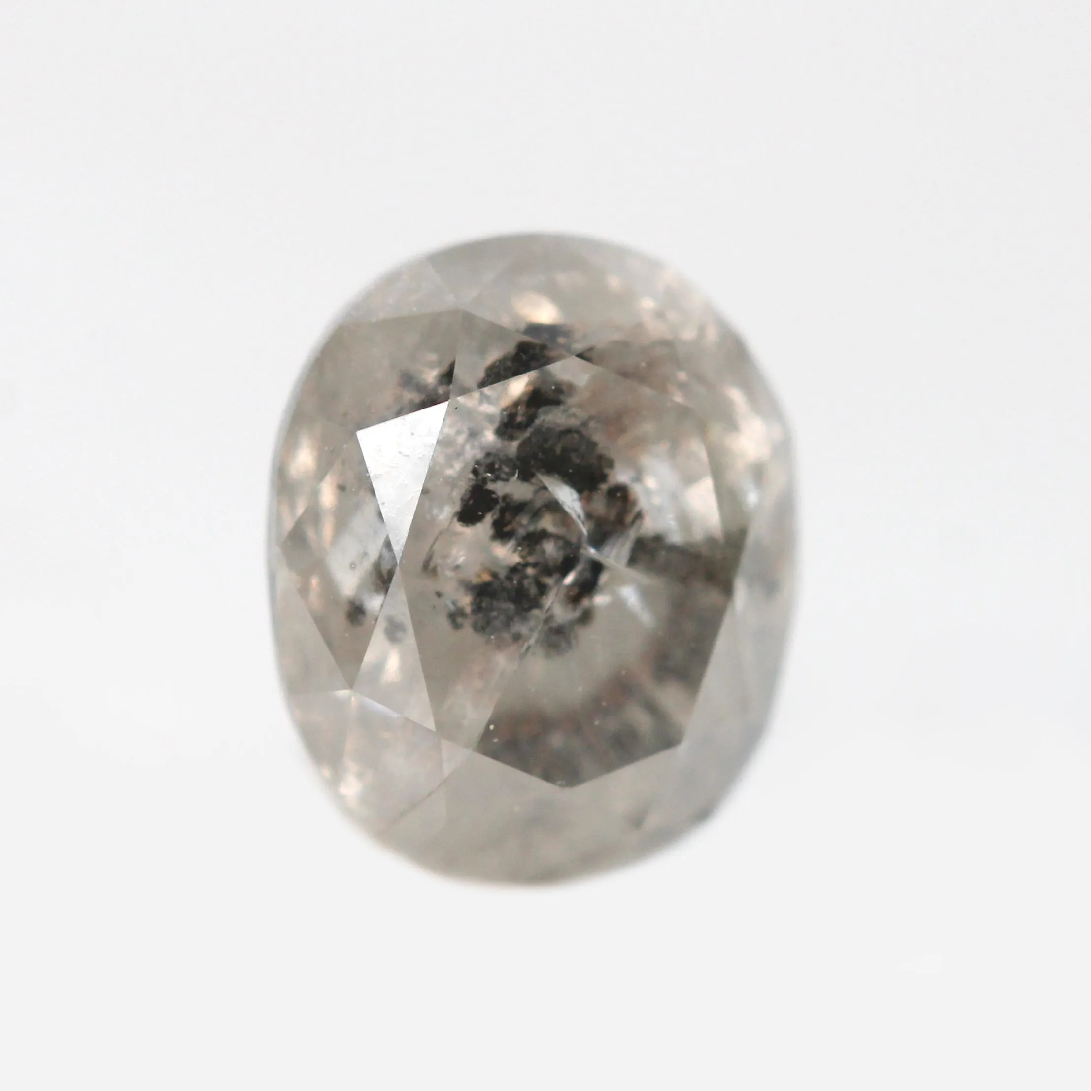 1.08 Carat Gray Oval Salt and Pepper Diamond for Custom Work - Inventory Code SGO108