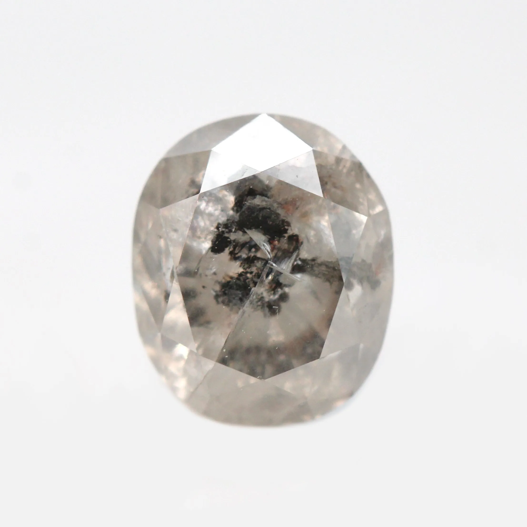 1.08 Carat Gray Oval Salt and Pepper Diamond for Custom Work - Inventory Code SGO108