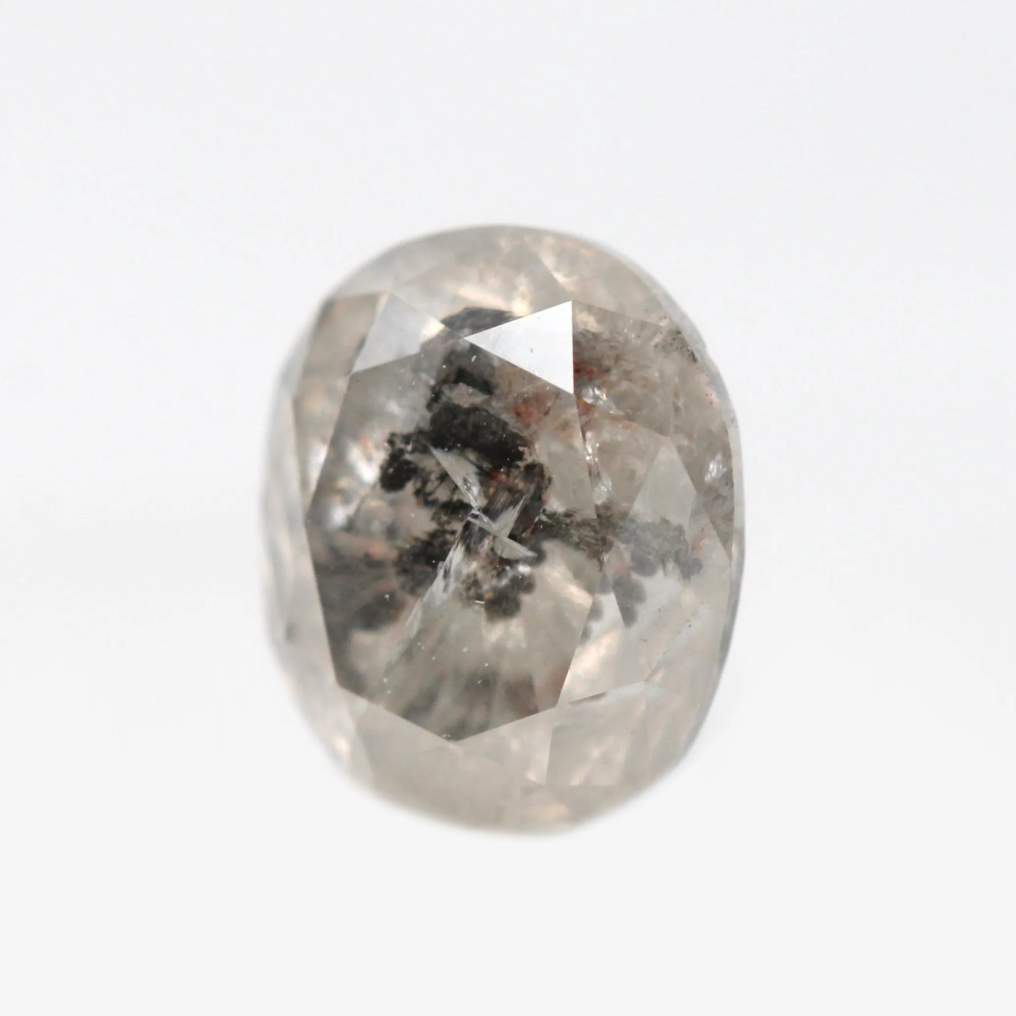 1.08 Carat Gray Oval Salt and Pepper Diamond for Custom Work - Inventory Code SGO108