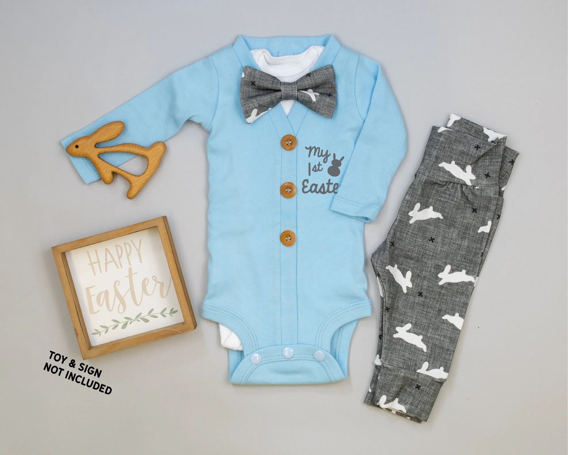 Cardisuit Bundle | Light Blue & Gray Bunnies