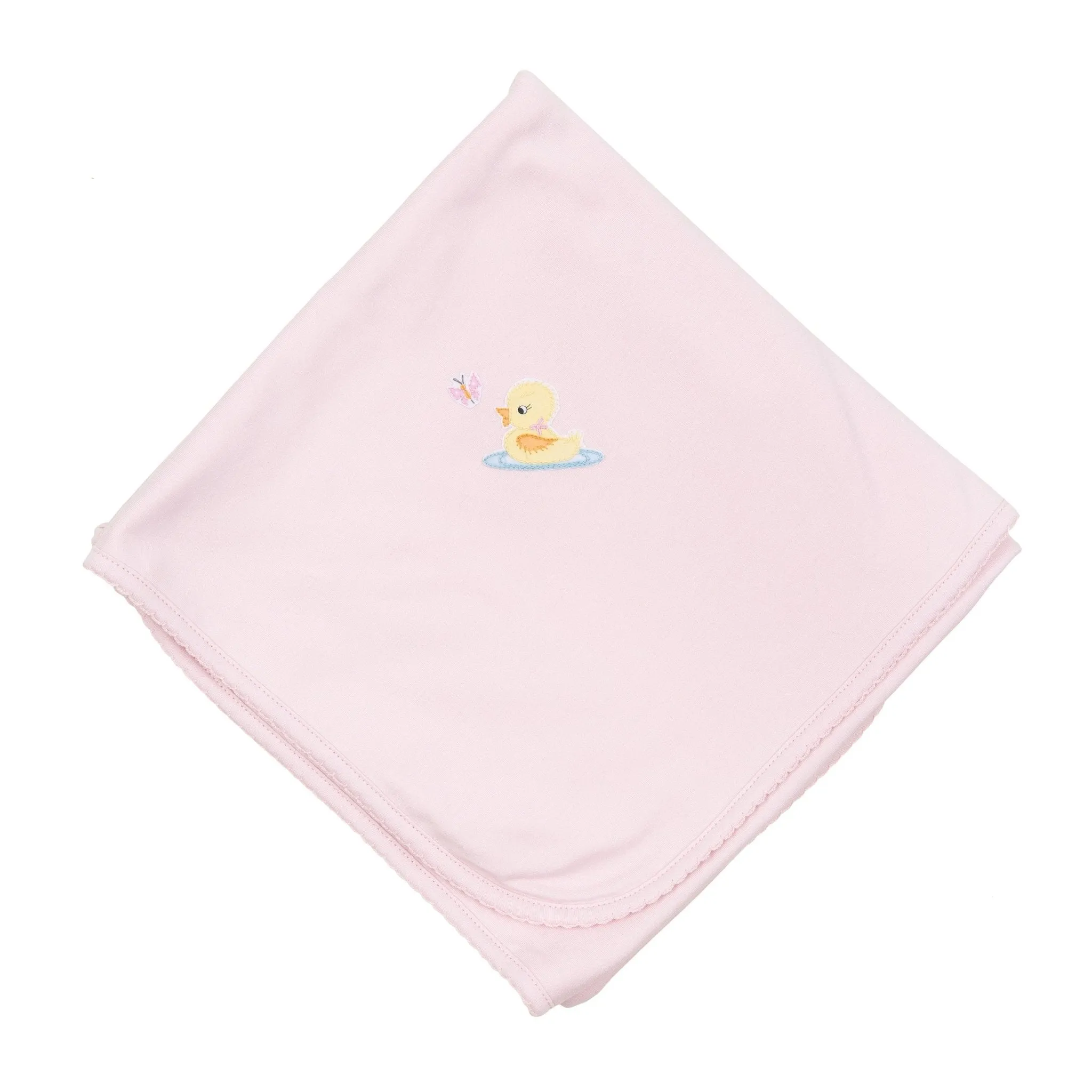 Darling Ducklings Receiving Blanket - Pink