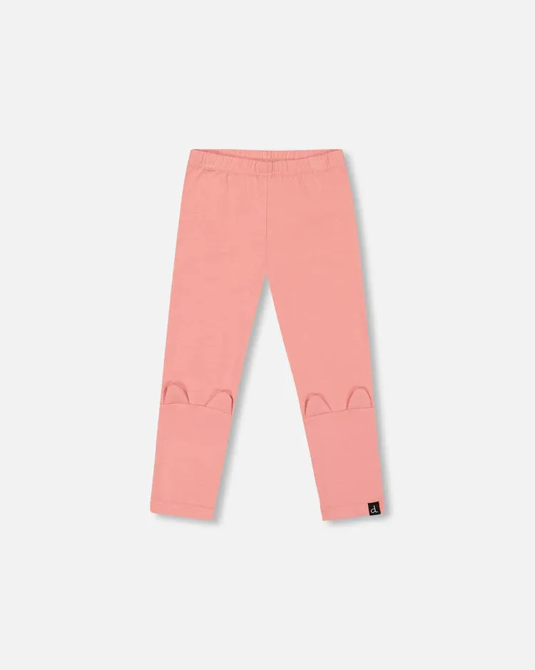 Deux Par Deux Leggings with Cat Ears Applique - Rosette
