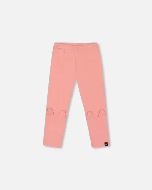 Deux Par Deux Leggings with Cat Ears Applique - Rosette