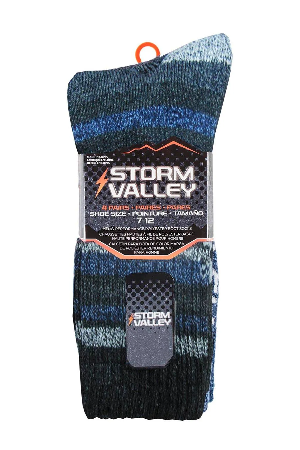 Men's Performance Polyester Ribbed Leg Boot Sock
