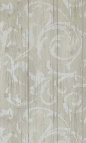 More Than Elements Stenciled Wood Wallpaper 49746
