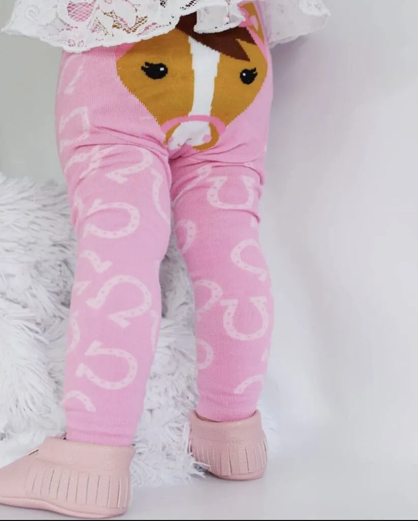 PINK HORSE LEGGINGS