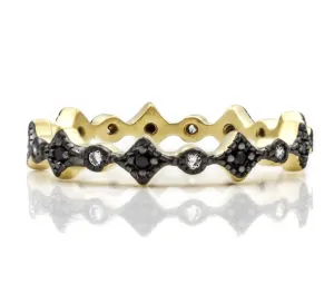 RINGS FOR STACKING  Thin Harlequin Ring