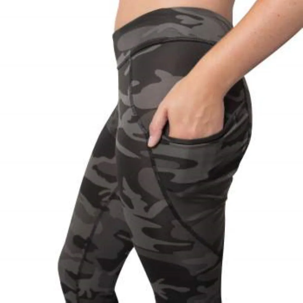 Rothco Womens Workout Performance Leggings With Pockets