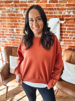 Rust Comfort Crewneck