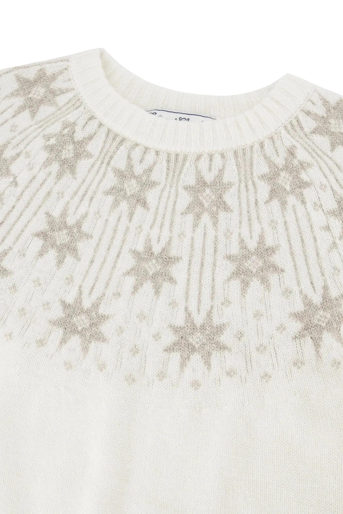 Stars Embroidered Sweater - Tartine et Chocolat FW24