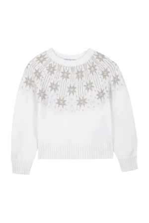 Stars Embroidered Sweater - Tartine et Chocolat FW24