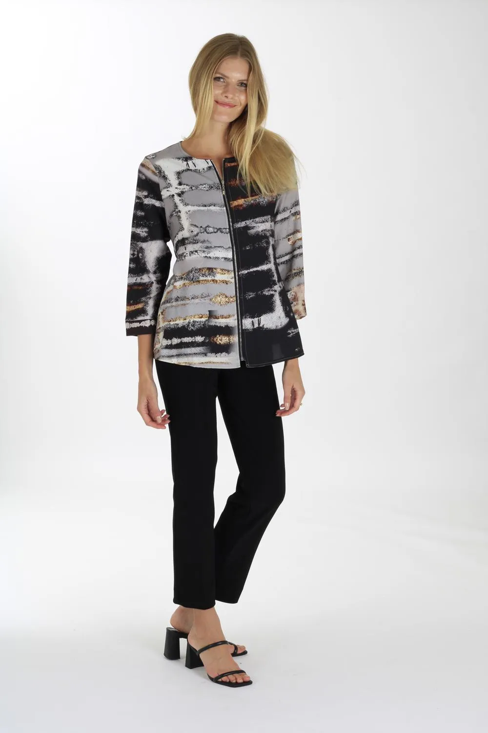 THE SLAYING JACKET IN PRINT BLACK