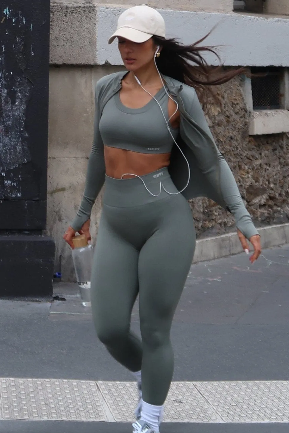 Timeless Leggings Full length - Smoked Olive