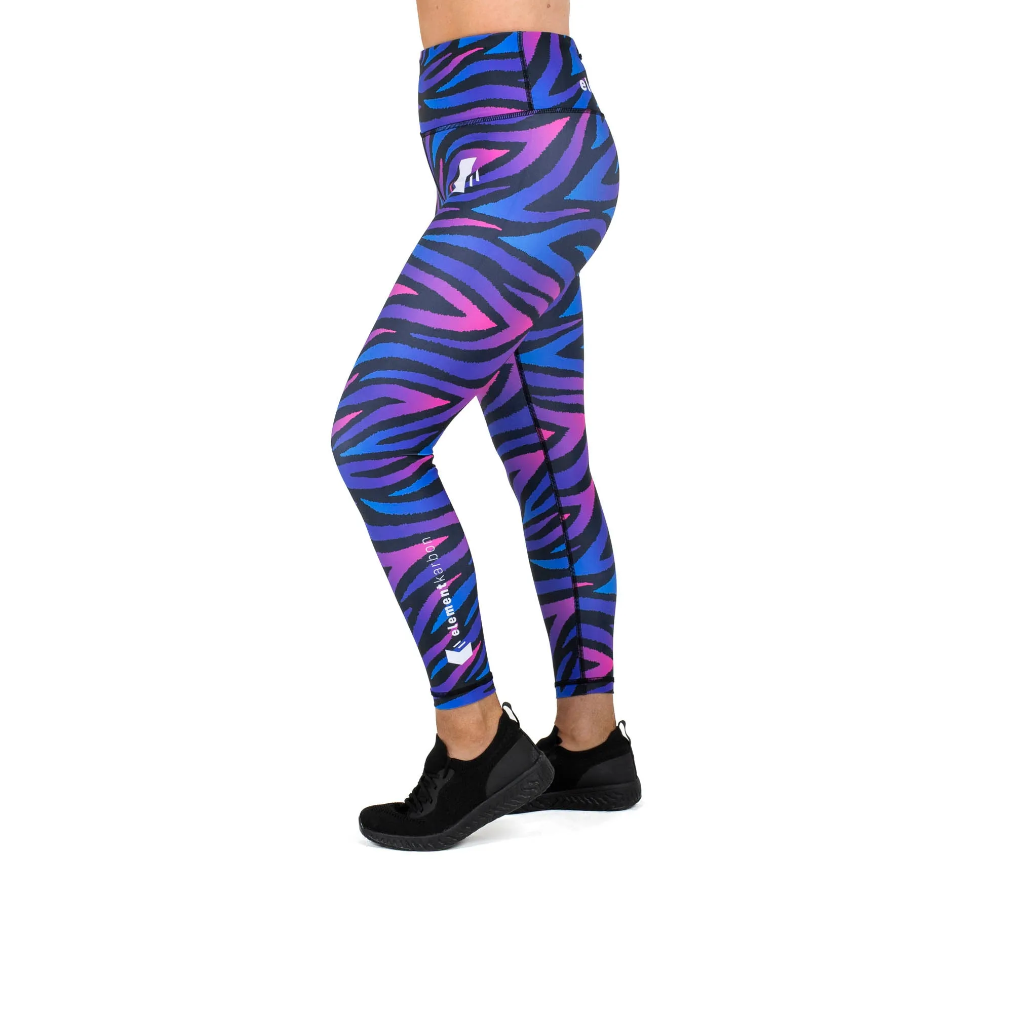 UV Purple Tiger Stripe Legging