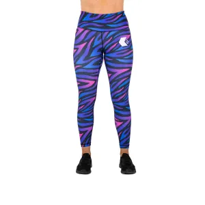 UV Purple Tiger Stripe Legging