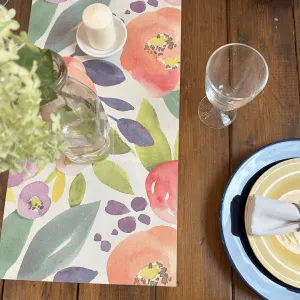 Vera Table Runner | Red - Premium Vinyl Mat