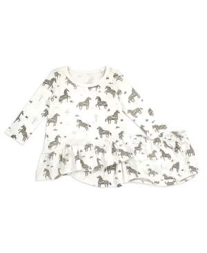 Wild & Free Horse Tulip Dress & Bloomer Set