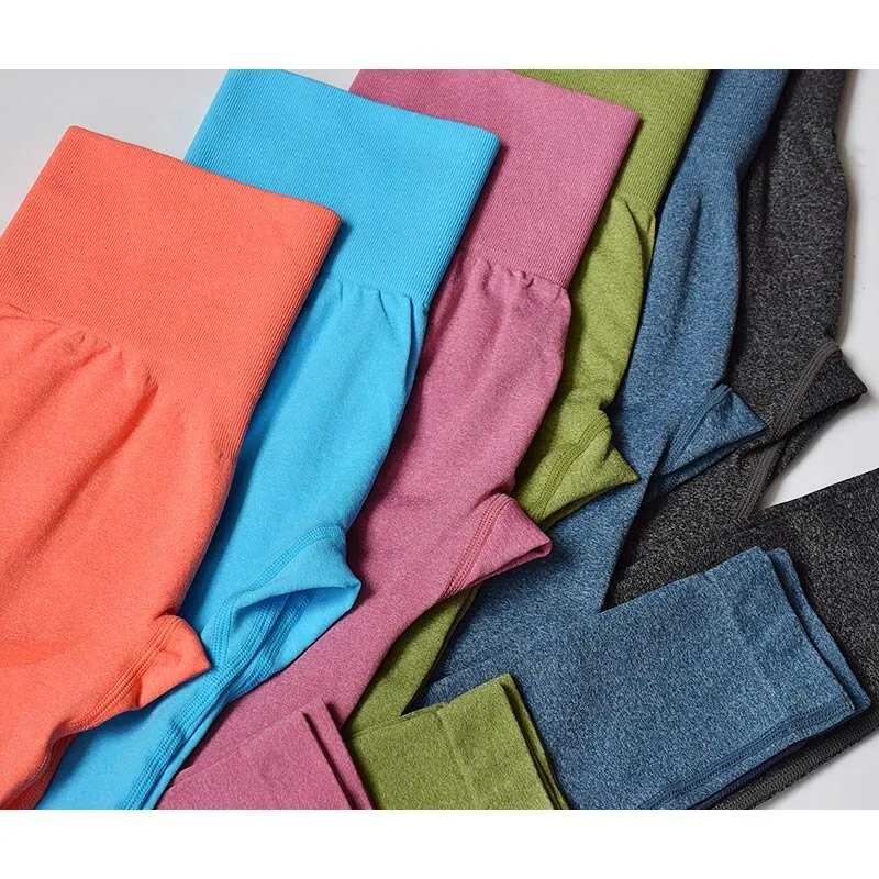 Women Seamless Pants Workout Gym High Waist Fitness Sports Butt Booty Leggings