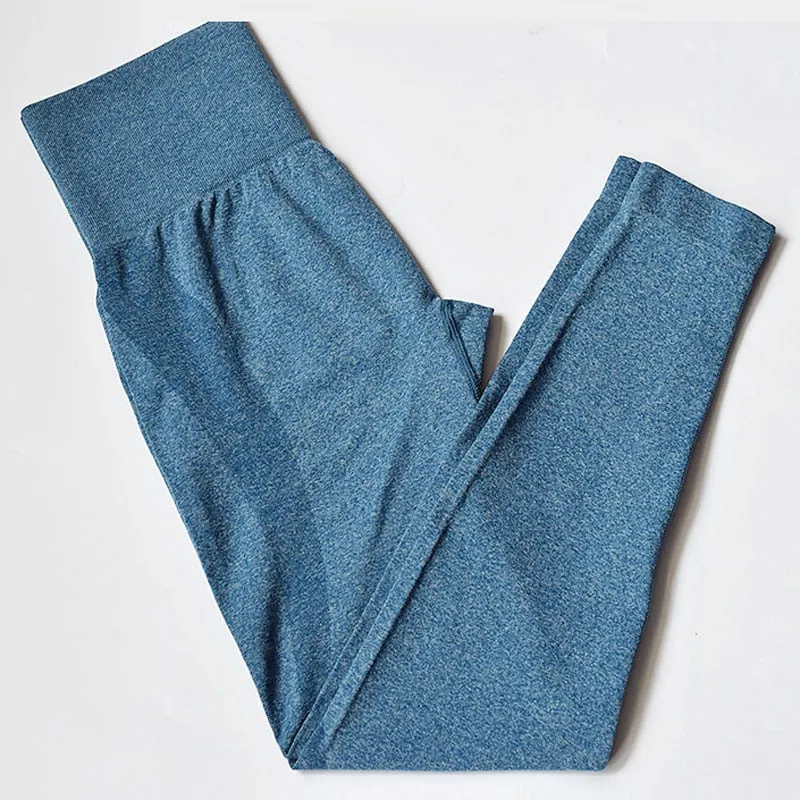 Women Seamless Pants Workout Gym High Waist Fitness Sports Butt Booty Leggings